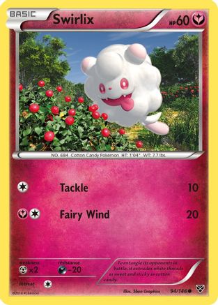 Swirlix (94/146) [XY: Base Set] Reverse Holofoil