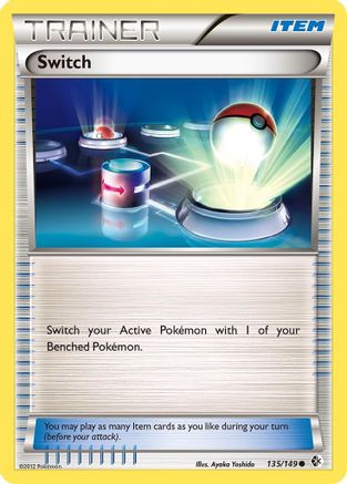 Switch (135/149) [Black & White: Boundaries Crossed] Reverse Holofoil