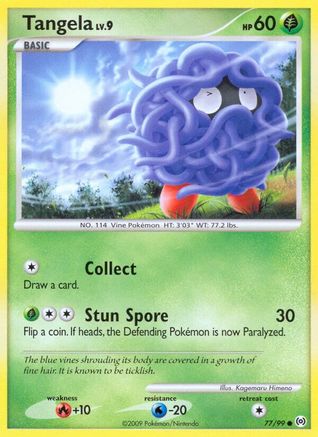 Tangela (77/99) [Platinum: Arceus] Reverse Holofoil