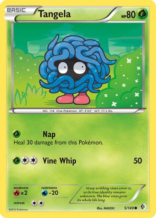 Tangela (5/149) [Black & White: Boundaries Crossed] Reverse Holofoil