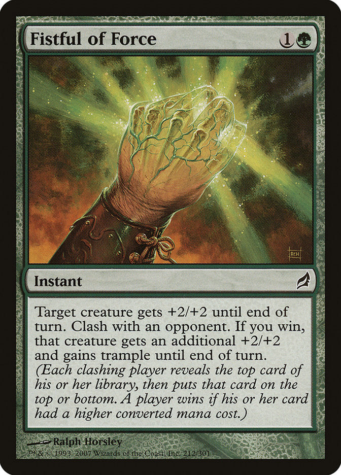 Fistful of Force [Lorwyn] Foil