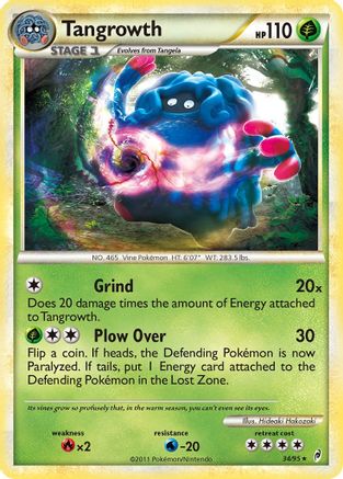 Tangrowth (34/95) [HeartGold & SoulSilver: Call of Legends] Reverse Holofoil