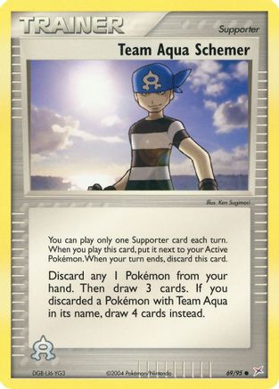 Team Aqua Schemer (69/95) [EX: Team Magma vs Team Aqua] Reverse Holofoil