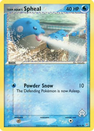 Team Aqua's Spheal (56/95) [EX: Team Magma vs Team Aqua] Reverse Holofoil