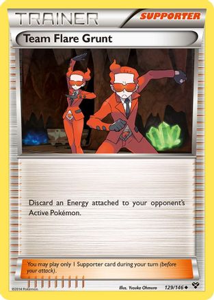 Team Flare Grunt (129/146) [XY: Base Set] Reverse Holofoil