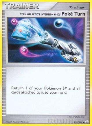 Team Galactic's Invention G-105 Poke Turn (118/127) [Platinum: Base Set] Reverse Holofoil