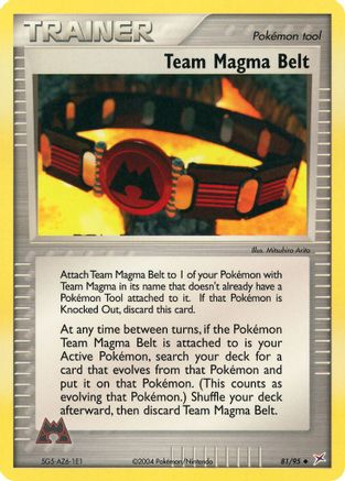 Team Magma Belt (81/95) [EX: Team Magma vs Team Aqua] Reverse Holofoil