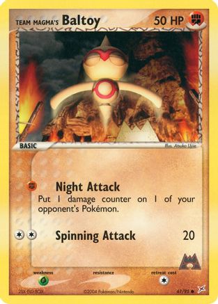 Team Magma's Baltoy (61/95) [EX: Team Magma vs Team Aqua] Reverse Holofoil