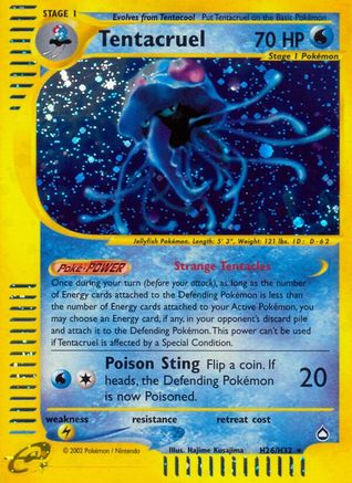 Tentacruel (H26/H32) [Aquapolis] Reverse Holofoil