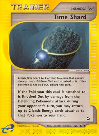 Time Shard (135/147) [Aquapolis] Reverse Holofoil