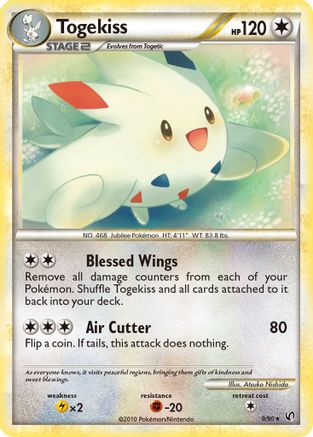 Togekiss (9/90) [HeartGold & SoulSilver: Undaunted] Reverse Holofoil