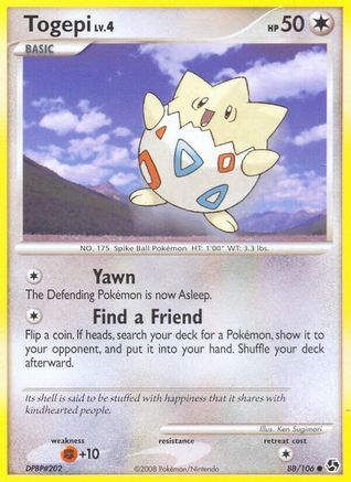 Togepi (88/106) [Diamond & Pearl: Great Encounters] Reverse Holofoil
