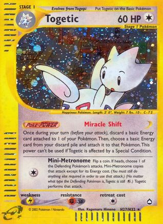 Togetic (H27/H32) [Aquapolis] Reverse Holofoil