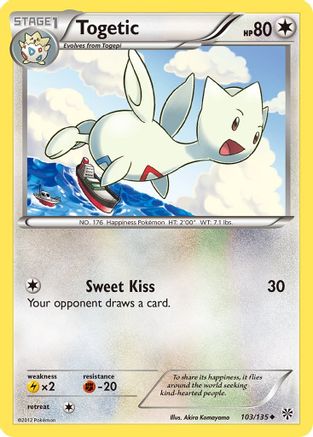 Togetic (103/135) [Black & White: Plasma Storm] Reverse Holofoil