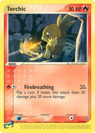Torchic (77/97) [EX: Dragon] Reverse Holofoil