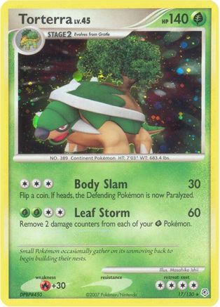 Torterra (17/130) [Diamond & Pearl: Base Set] Reverse Holofoil