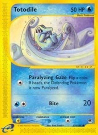 Totodile (135/165) [Expedition: Base Set] Reverse Holofoil