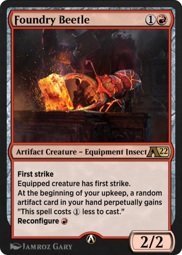 Foundry Beetle  [Alchemy: Kamigawa]