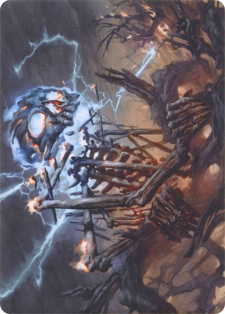 Lightning Skelemental // Lightning Skelemental  [Modern Horizons Art Series] (Borderless)