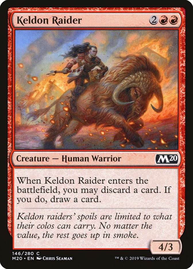 Keldon Raider [Core Set 2020] Foil