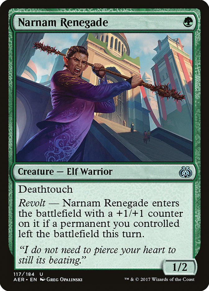 Narnam Renegade [Aether Revolt] Foil