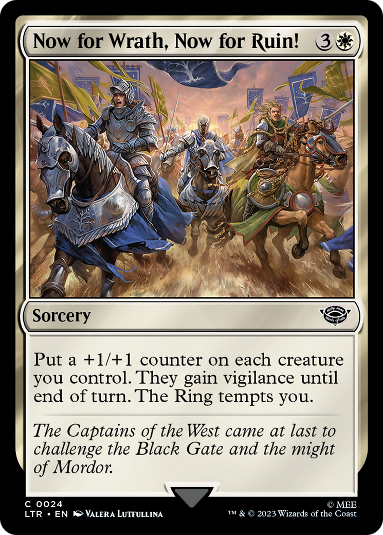 Now for Wrath, Now for Ruin! [The Lord of the Rings: Tales of Middle-Earth] Foil