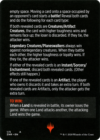 Base Race // Base Race (cont'd)  [Zendikar Rising Minigames]