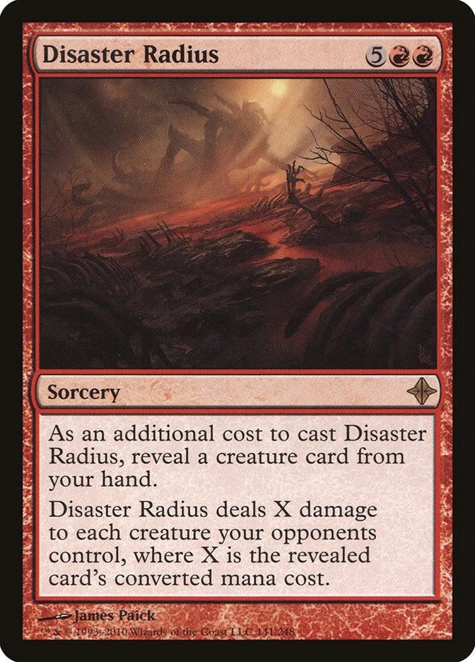 Disaster Radius [Rise of the Eldrazi] Foil