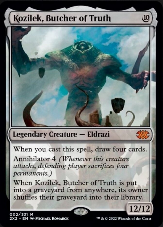 Kozilek, Butcher of Truth [Double Masters 2022] Foil