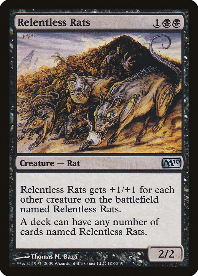 Relentless Rats [Magic 2010] Foil