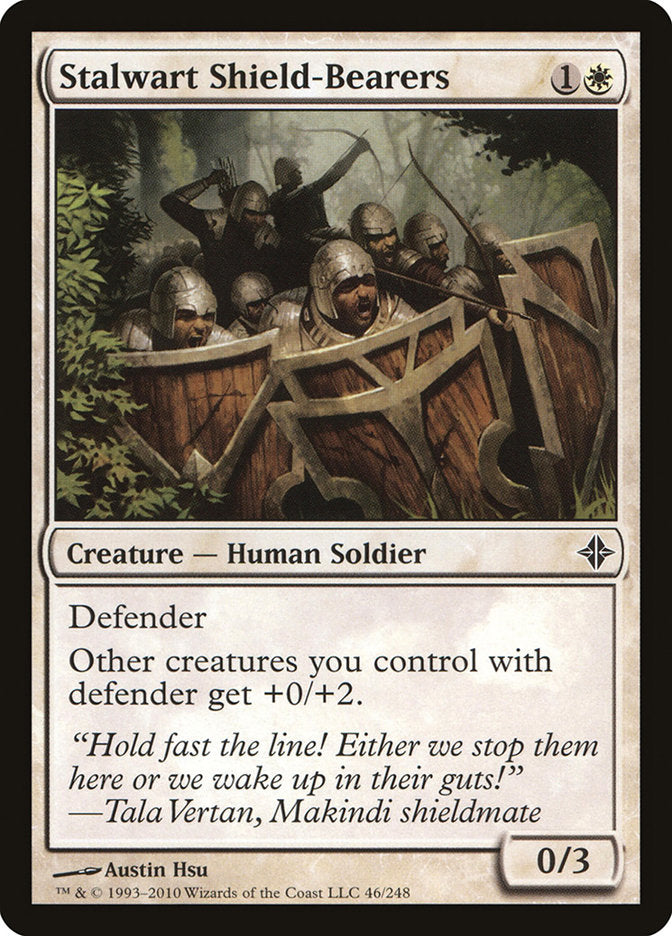 Stalwart Shield-Bearers [Rise of the Eldrazi] Foil