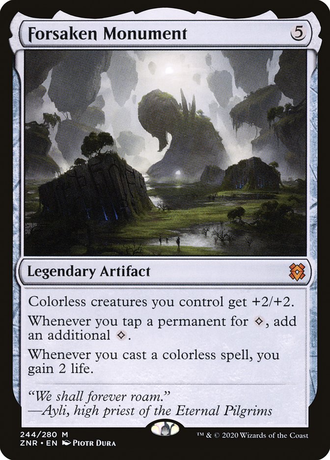 Forsaken Monument [Zendikar Rising] Foil