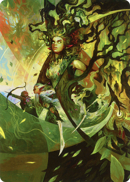 Titania's Command // Titania's Command  [The Brothers' War Art Series] (Borderless) Foil