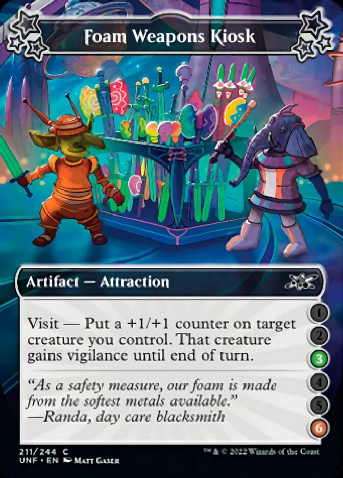Foam Weapons Kiosk (3-6) [Unfinity] Foil