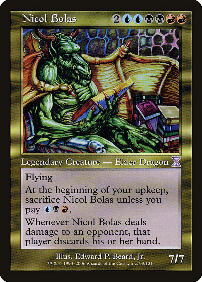 Nicol Bolas [Time Spiral Timeshifted] Foil