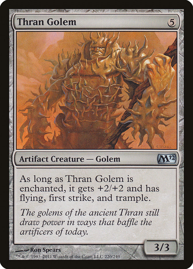 Thran Golem [Magic 2012] Foil