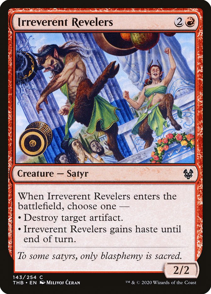 Irreverent Revelers [Theros Beyond Death] Foil -1