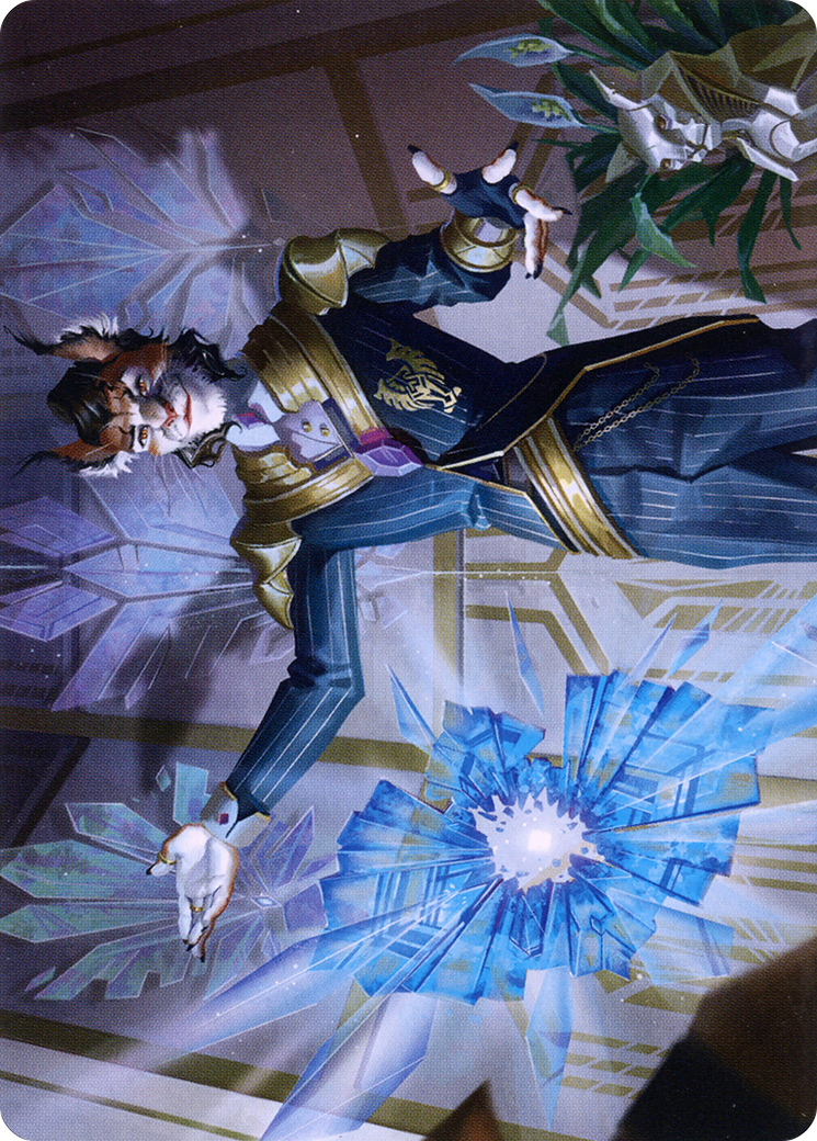 Kros, Defense Contractor // Kros, Defense Contractor  [New Capenna Art Series] (Borderless) Foil