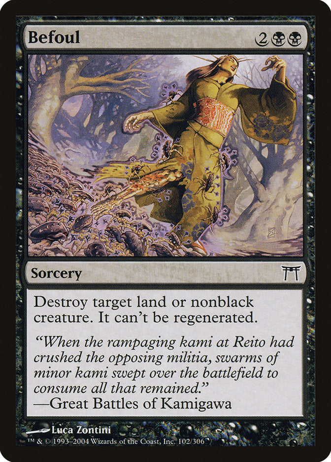 Befoul [Champions of Kamigawa] Foil