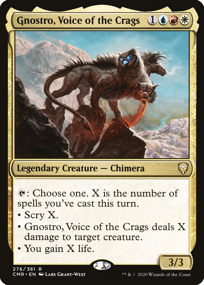 Gnostro, Voice of the Crags [Commander Legends] Foil