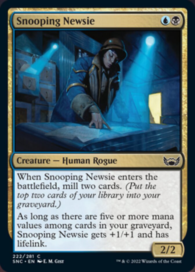 Snooping Newsie [Streets of New Capenna] Foil