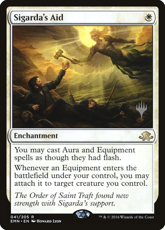 Sigarda's Aid (Promo Pack) [Eldritch Moon Promos] Foil