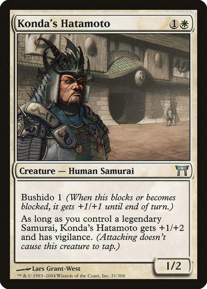 Konda's Hatamoto [Champions of Kamigawa] Foil