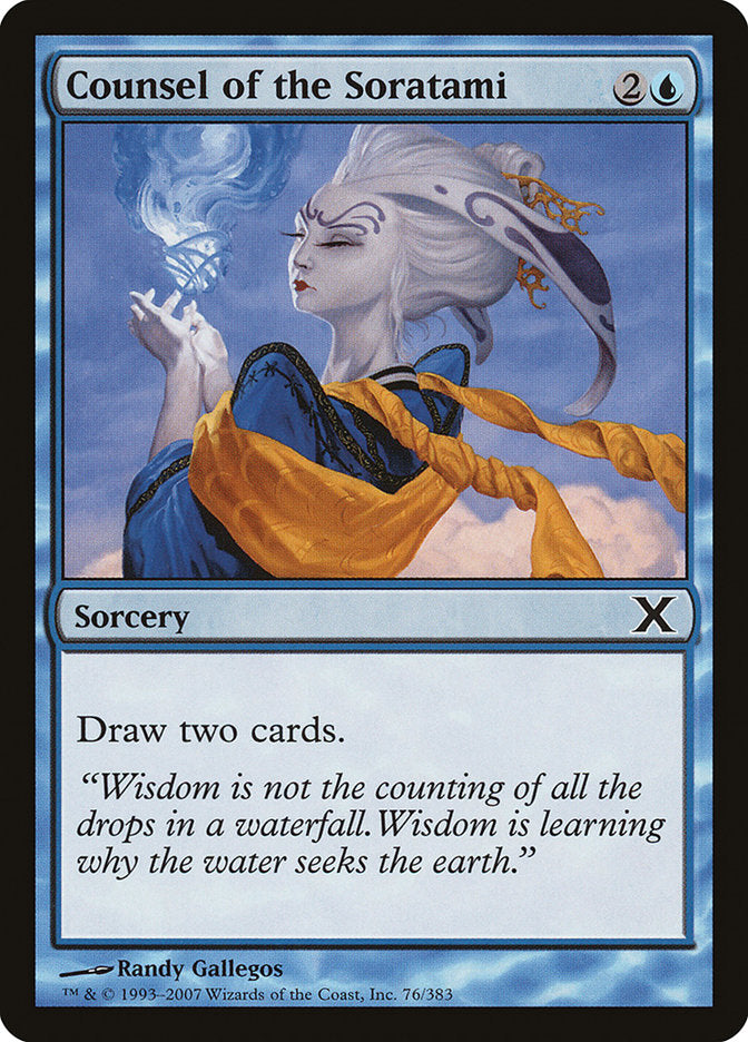 Counsel of the Soratami [Tenth Edition] Foil
