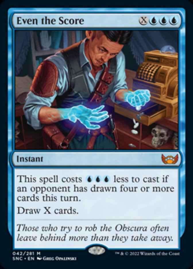 Even the Score [Streets of New Capenna] Foil
