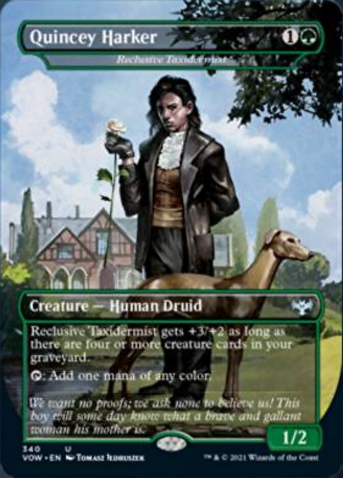 Reclusive Taxidermist - Quincey Harker [Innistrad: Crimson Vow] Foil