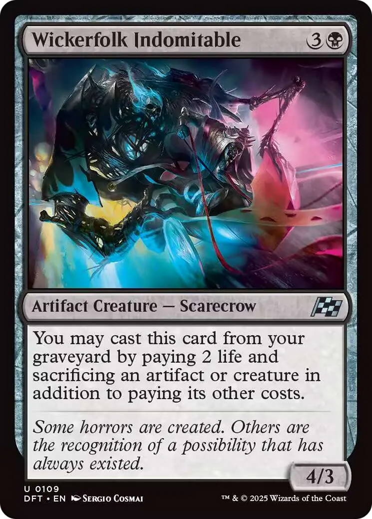 Wickerfolk Indomitable [Aetherdrift] Foil