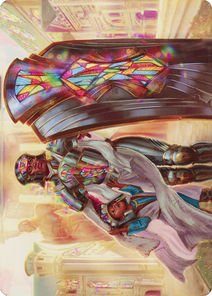 Guardian of New Benalia // Guardian of New Benalia  [Dominaria United Art Series] (Borderless)