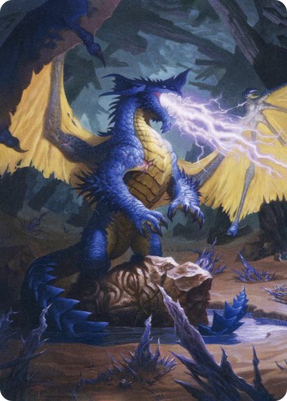 Blue Dragon // Blue Dragon  [Adventures in the Forgotten Realms Art Series] (Borderless) Foil