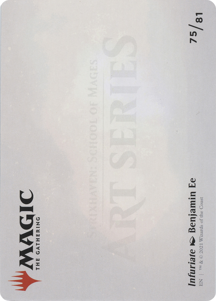 Infuriate // Infuriate  [Strixhaven Art Series] (Borderless)